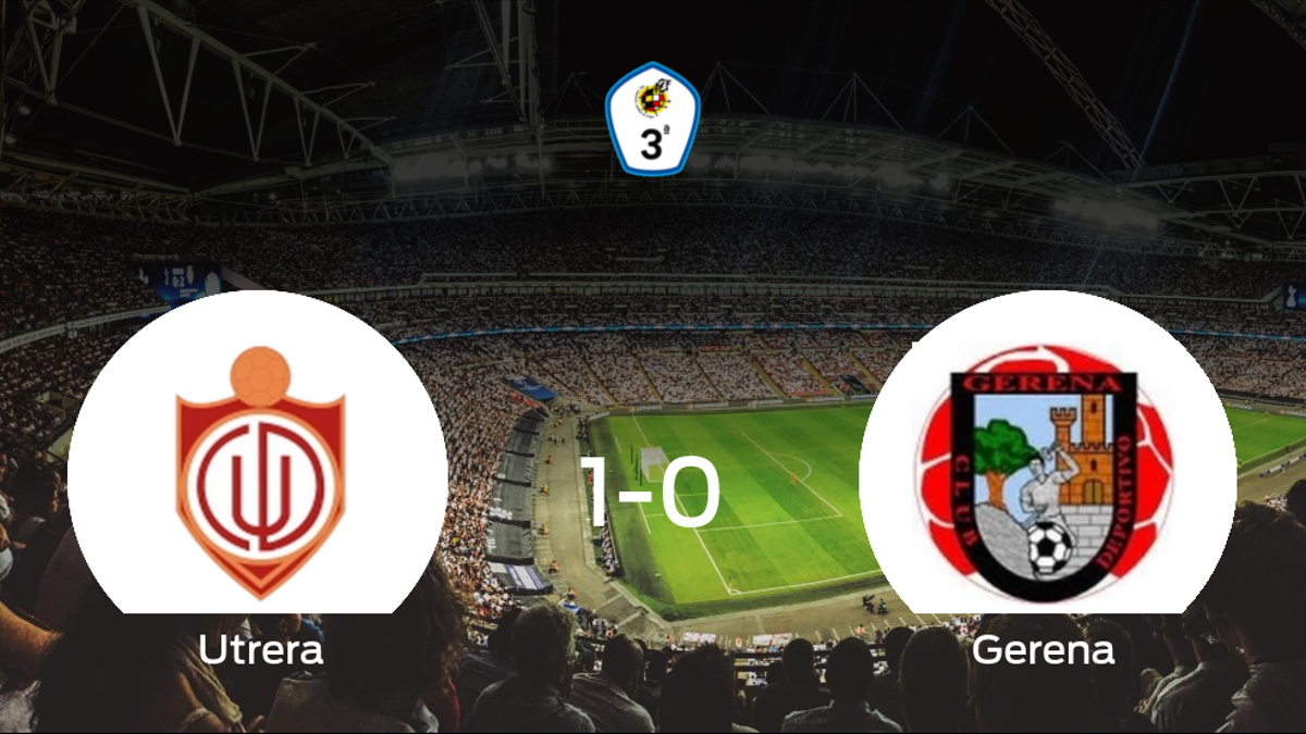 El Utrera se queda con los tres puntos frente al Gerena (1-0)
