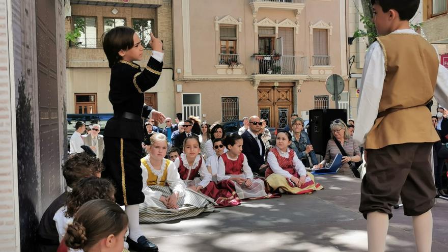 Representación del &#039;miracle&#039; de Sant Vicent &quot;La sabateta&quot; en Xirivella.