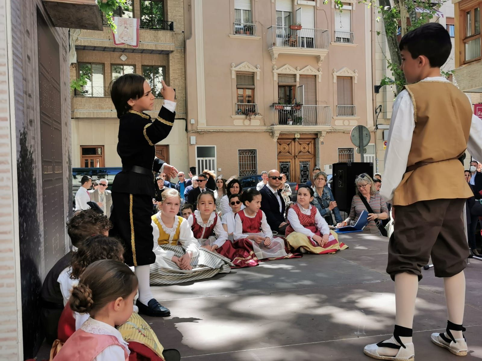 Representación del 'miracle' de Sant Vicent "La sabateta" en Xirivella.