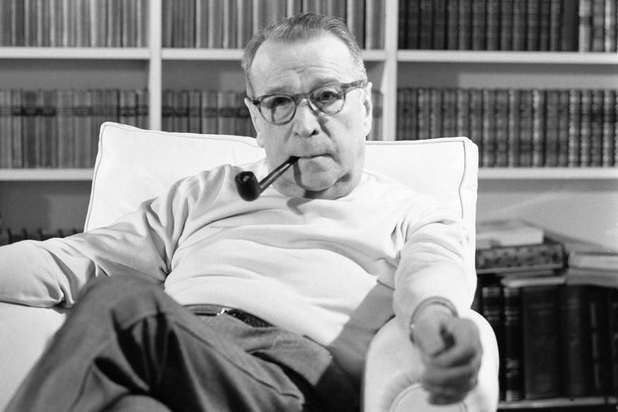 El escritor Georges Simenon