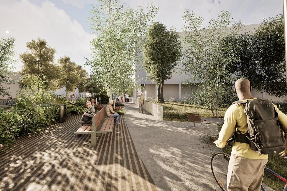 Imagen virtual de la travesía de Arteixo