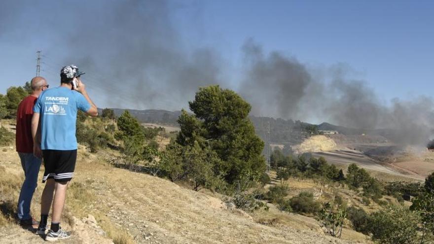 Incendi a l&#039;abocador de Manresa el passat dia 15