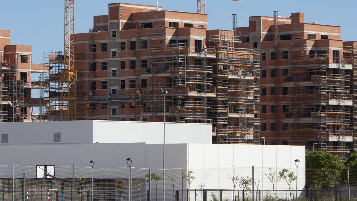 Vivendes de nova construcció en el Port de Sagunt