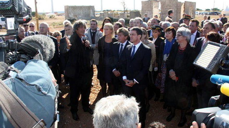 Inauguració del memorial de Rivesaltes.