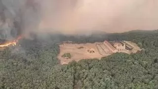 El investigado por el incendio de Las Peñas de Riglos: "Me veía incapaz de apagar el fuego solo"