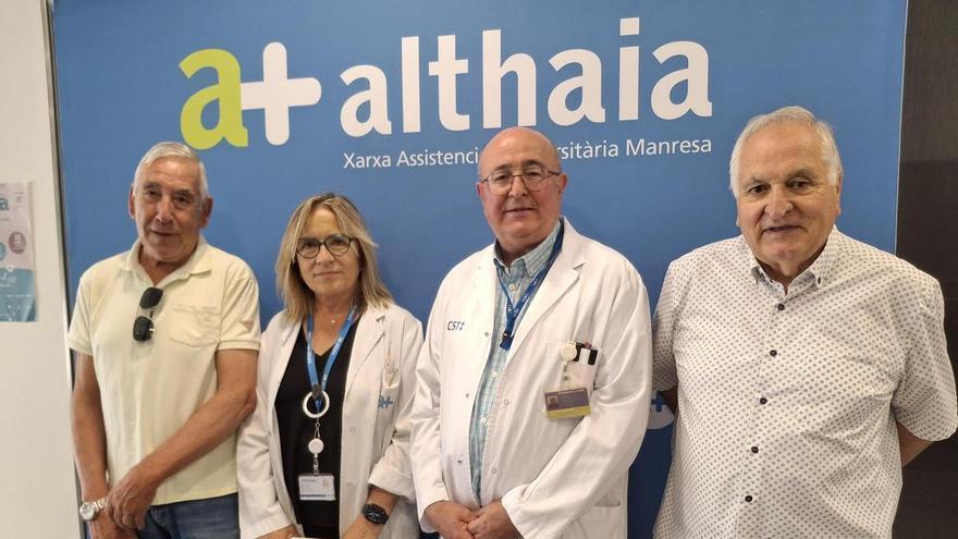 Althaia celebra els 10 anys de radioteràpia a Manresa amb el pacient número u