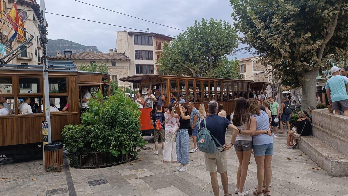 Urlauber am Donnerstag (24.7.) in Sóller