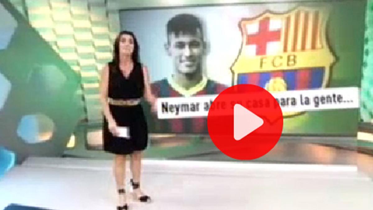 Una imagen del video de avance del reportaje con Neymar