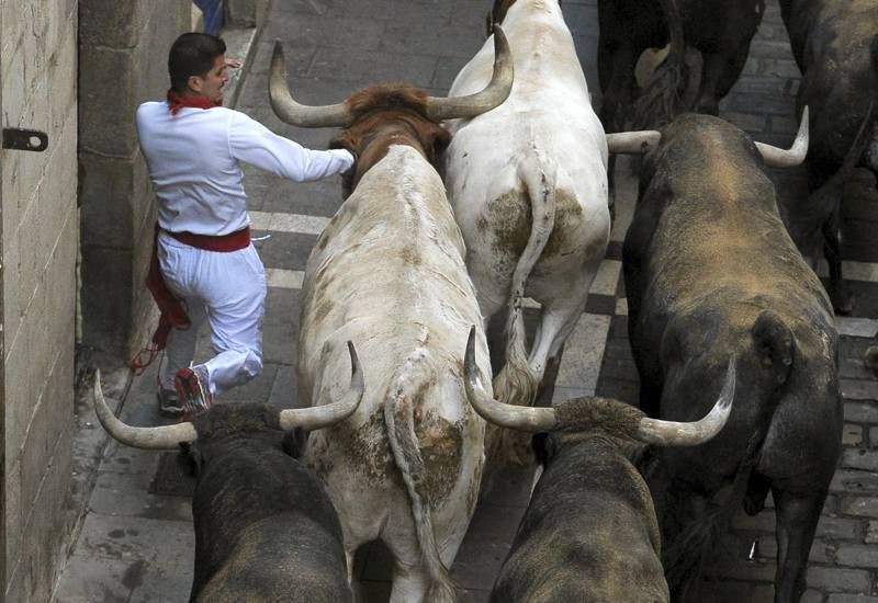 Último encierro de las Fiestas de San Fermín 2015