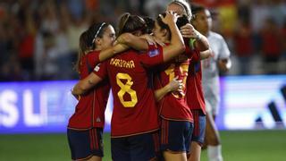 España golea a Suiza con el brillo de Aitana Bonmatí