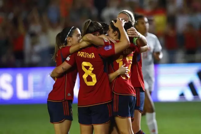 Liga de Naciones femenina | España - Suiza, en imágenes