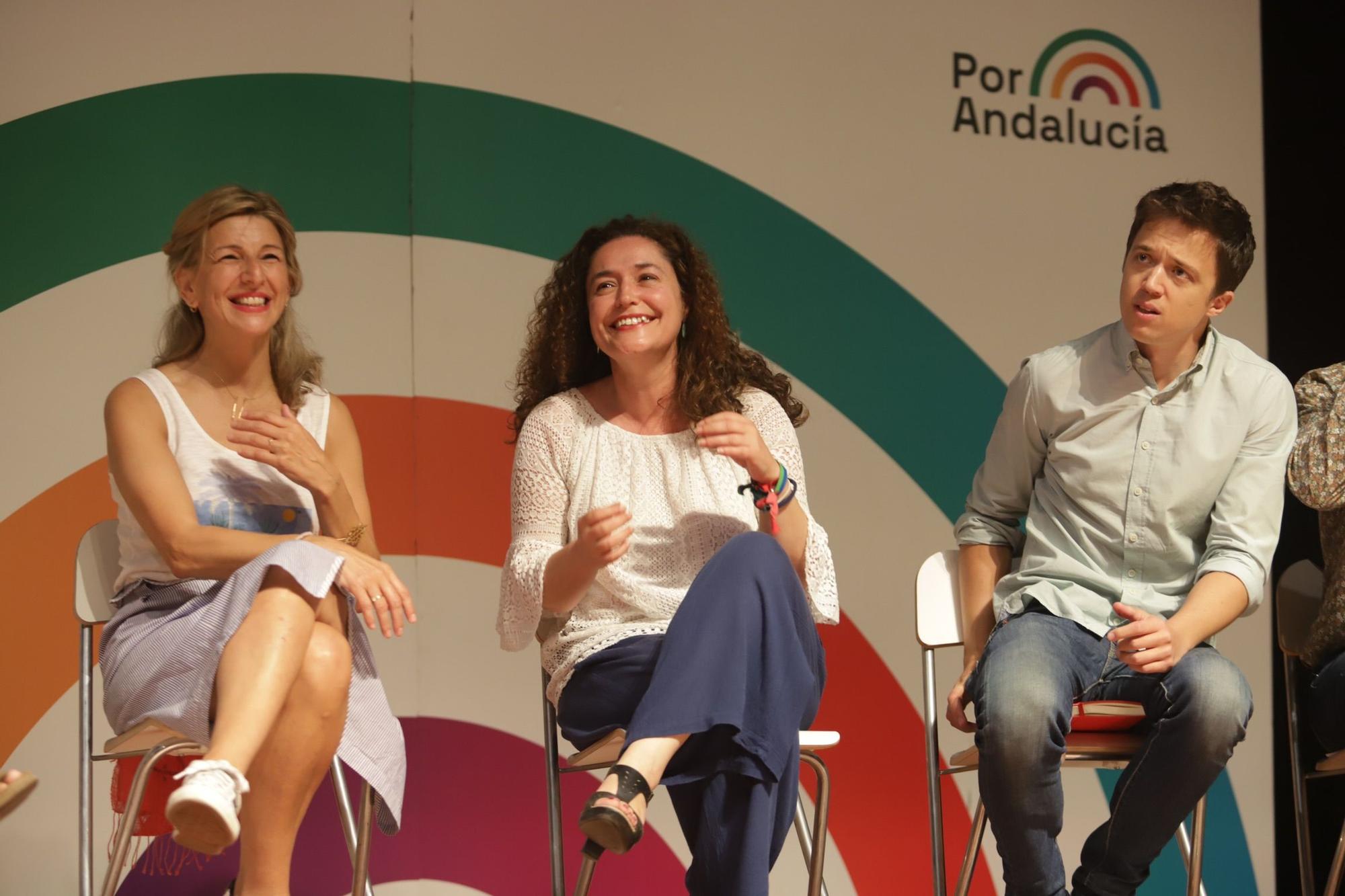 Elecciones andaluzas | Mitin de Por Andalucía con Yolanda Díaz en el Palacio de Ferias