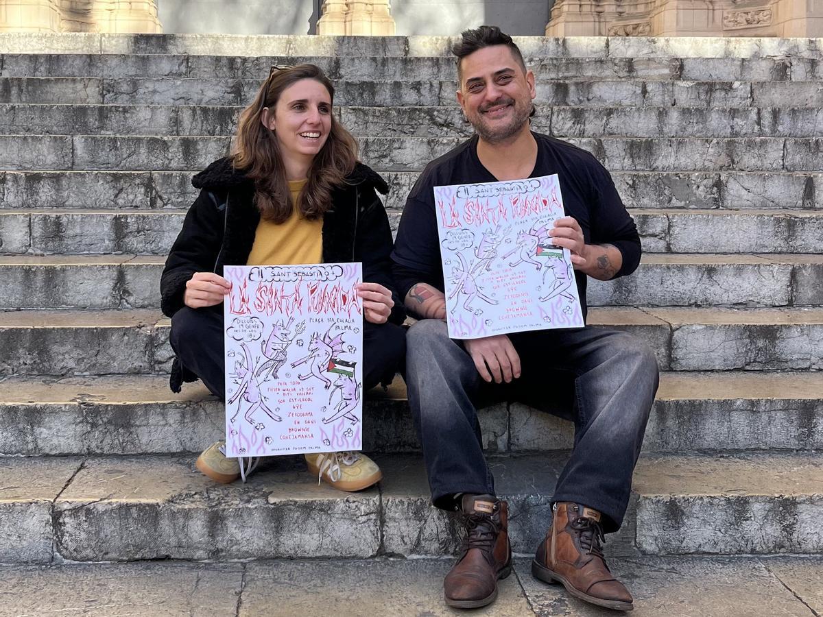 Lucía Muñoz y Víctor Conejo, este martes.