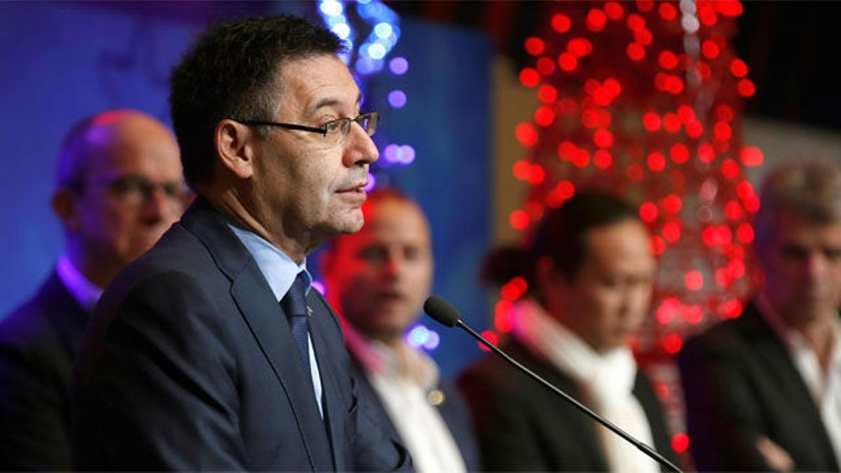 Bartomeu habló sobre el posible fichaje de un 9