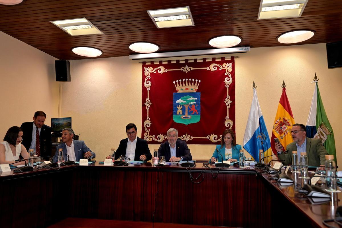 Reunión del Consejo de Gobierno en El Hierro.
