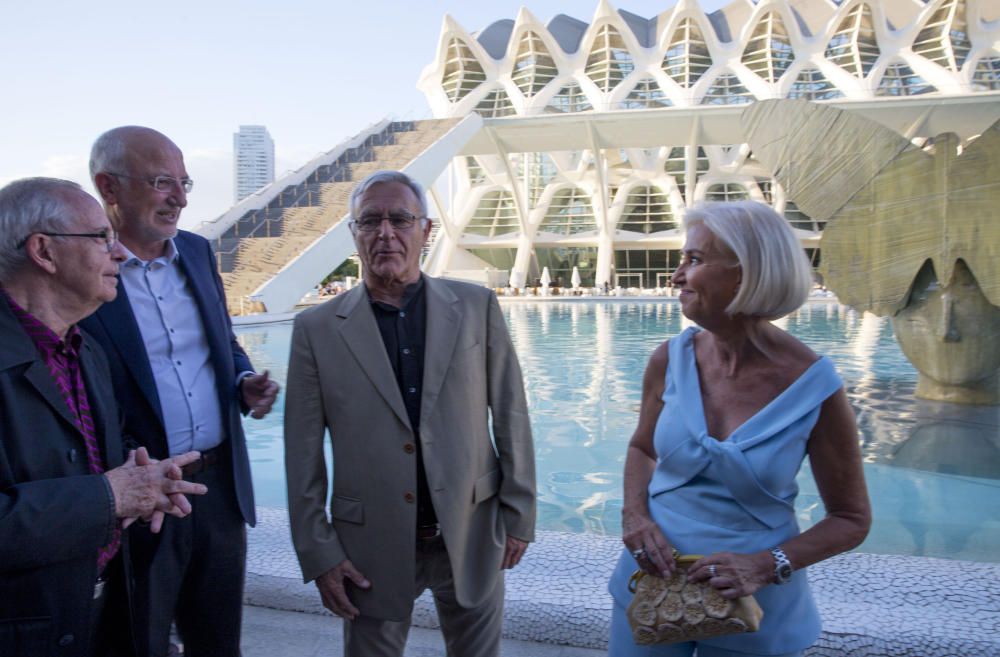 Presentación de las esculturas de Valdés en la Ciudad de las Artes y las Ciencias