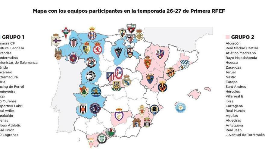 ¿Cómo será la distribución de equipos en Primera RFEF? El Zamora CF, cerca de repetir en la división este-oeste