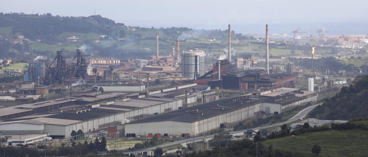 Factoría de ArcelorMittal en Veriña (Gijón).
