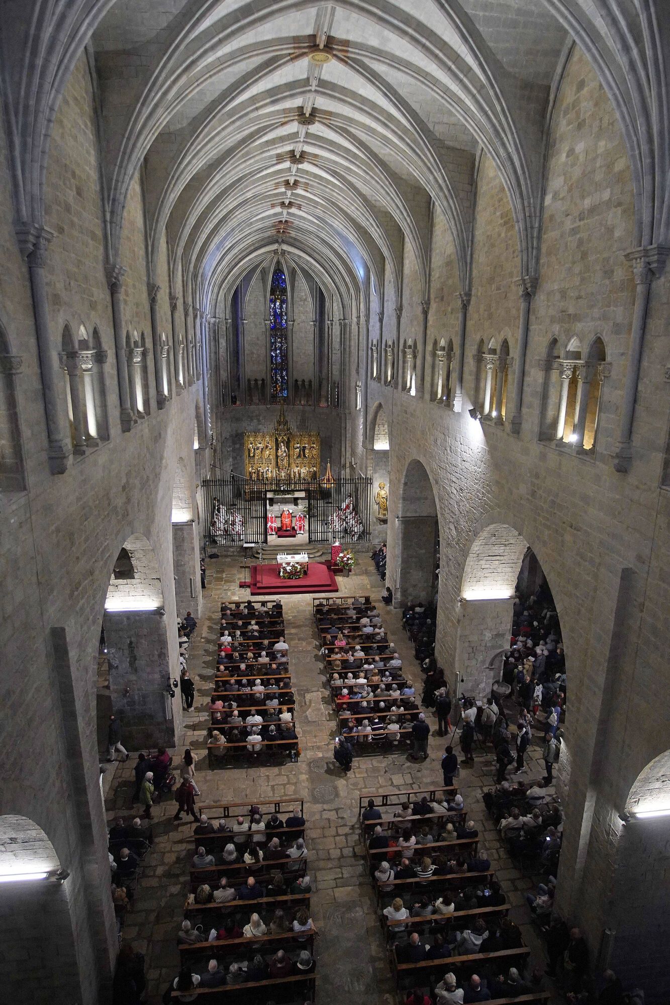 Girona Basílica de Sant Feliu missa de Sant Narcís El Bisbe de Girona evoca Sant Narcís per combatre "la guerra, la fam i la manca d'una vida digna"