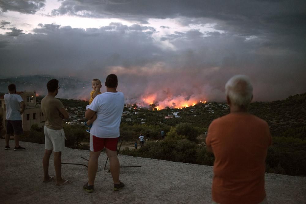 Las consecuencias de los incendios de Atenas