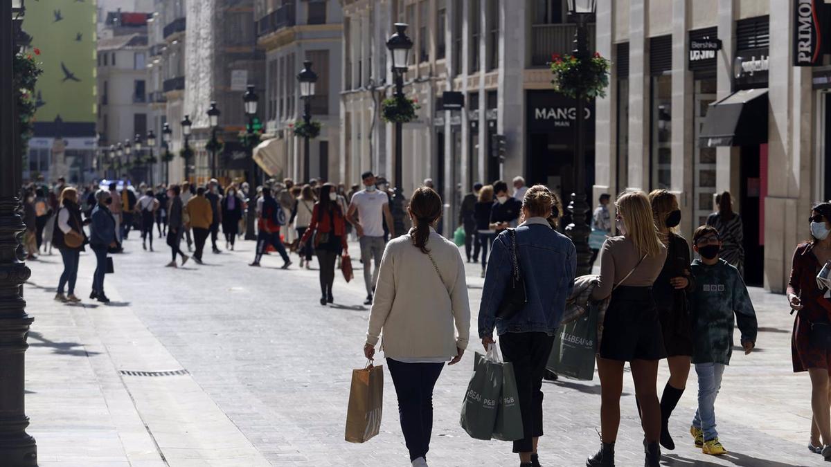 Una imagen de la calle Larios