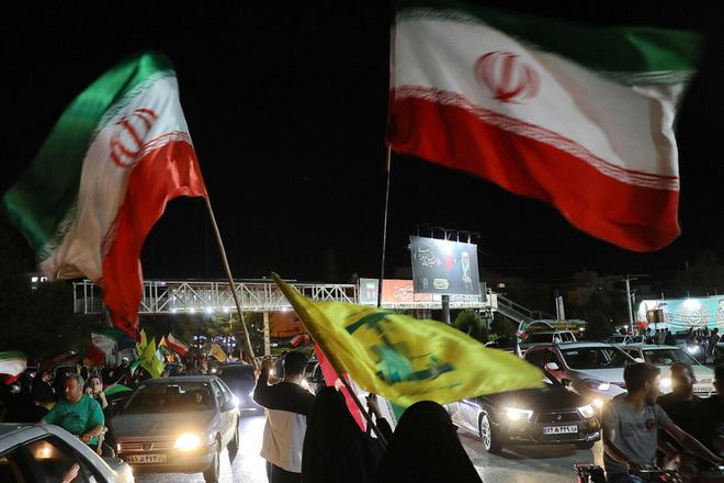 Decenas de seguidores de Hezbolá protestan contra el acuerdo marco entre Líbano e Israel