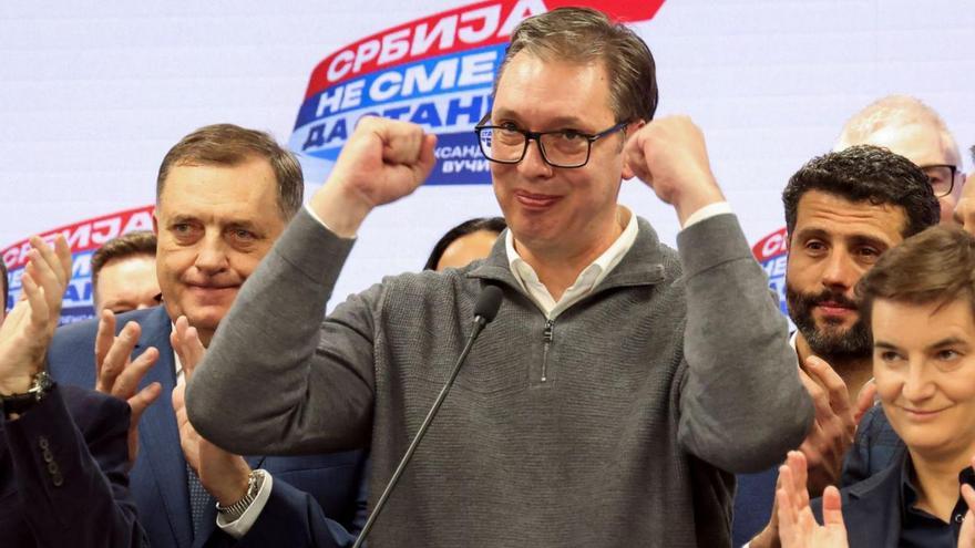 El Partit Progressista de Vučić proclama la victòria a Sèrbia