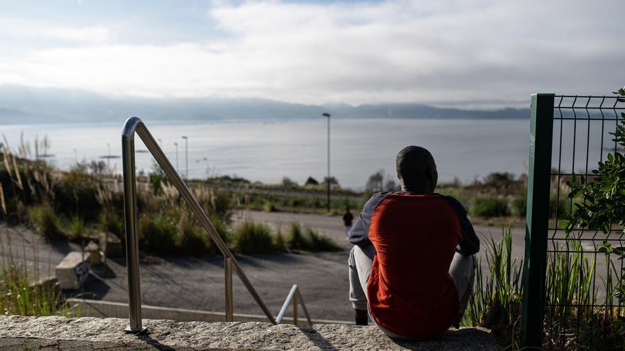 Archivo - Migrante en las costas canarias.