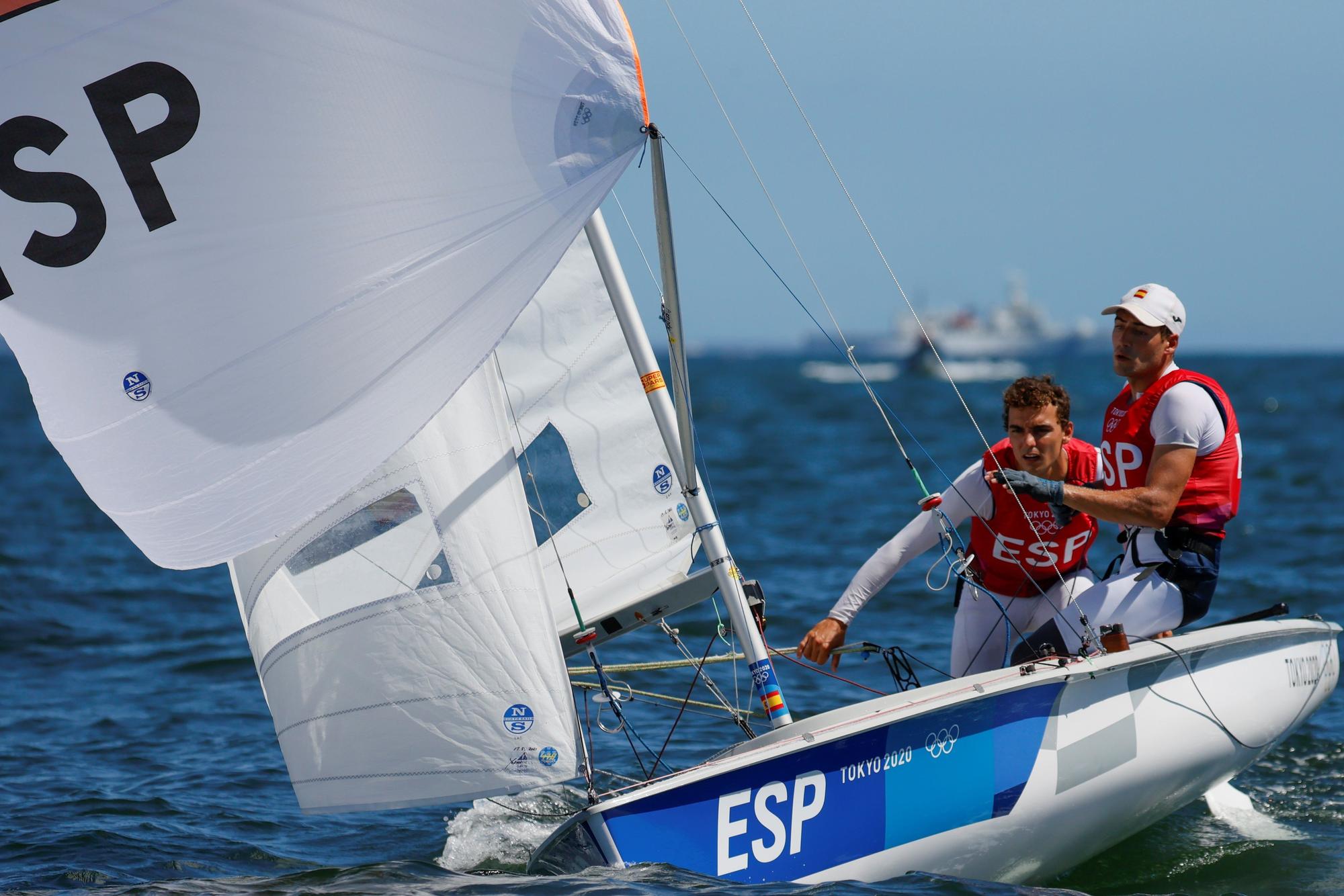 Nico Rodríguez y Jordi Xammar ganan el bronce en el 470 de vela en Tokyo 2020