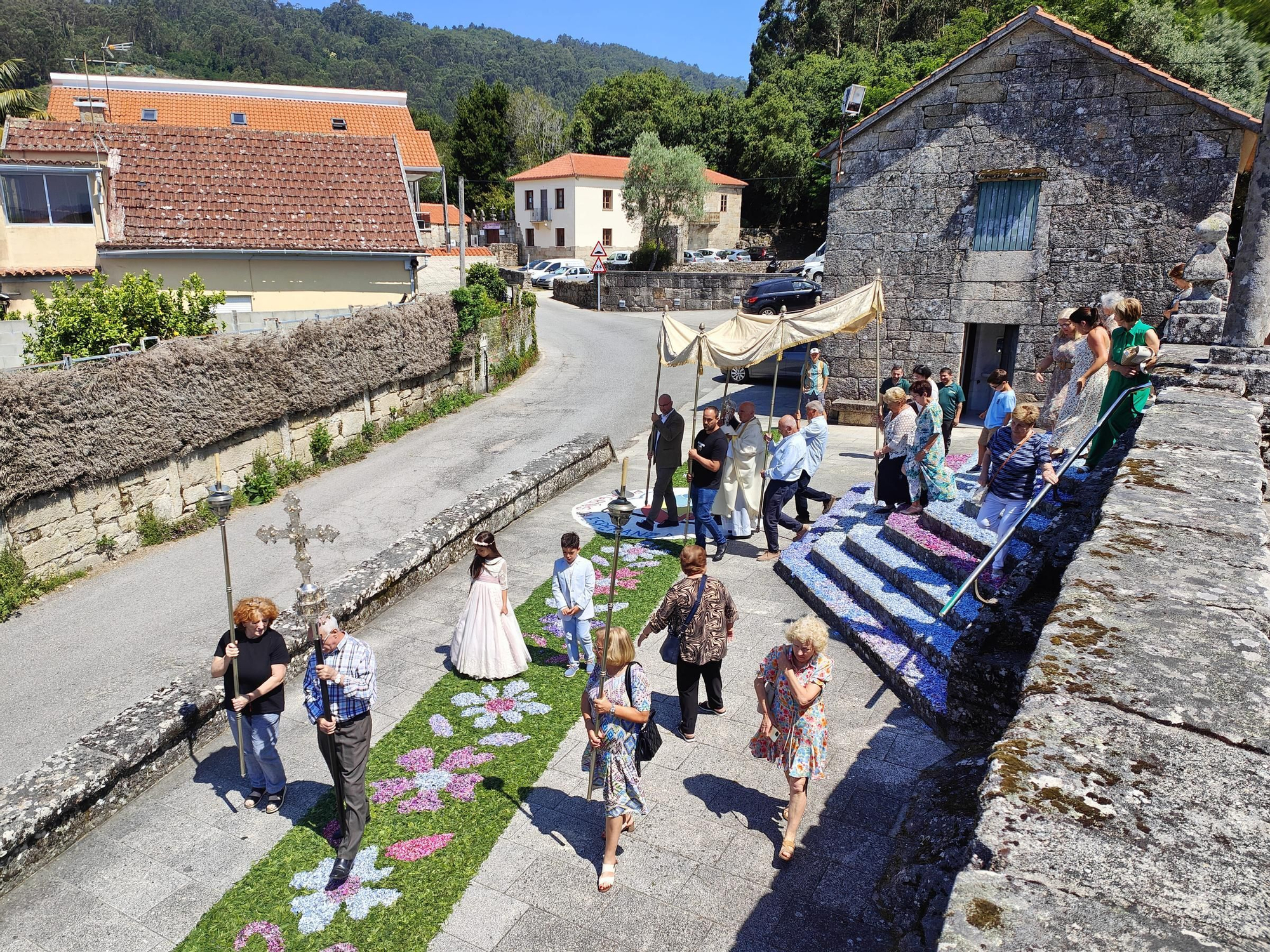 El Corpus Christi de San Martiño en Moaña