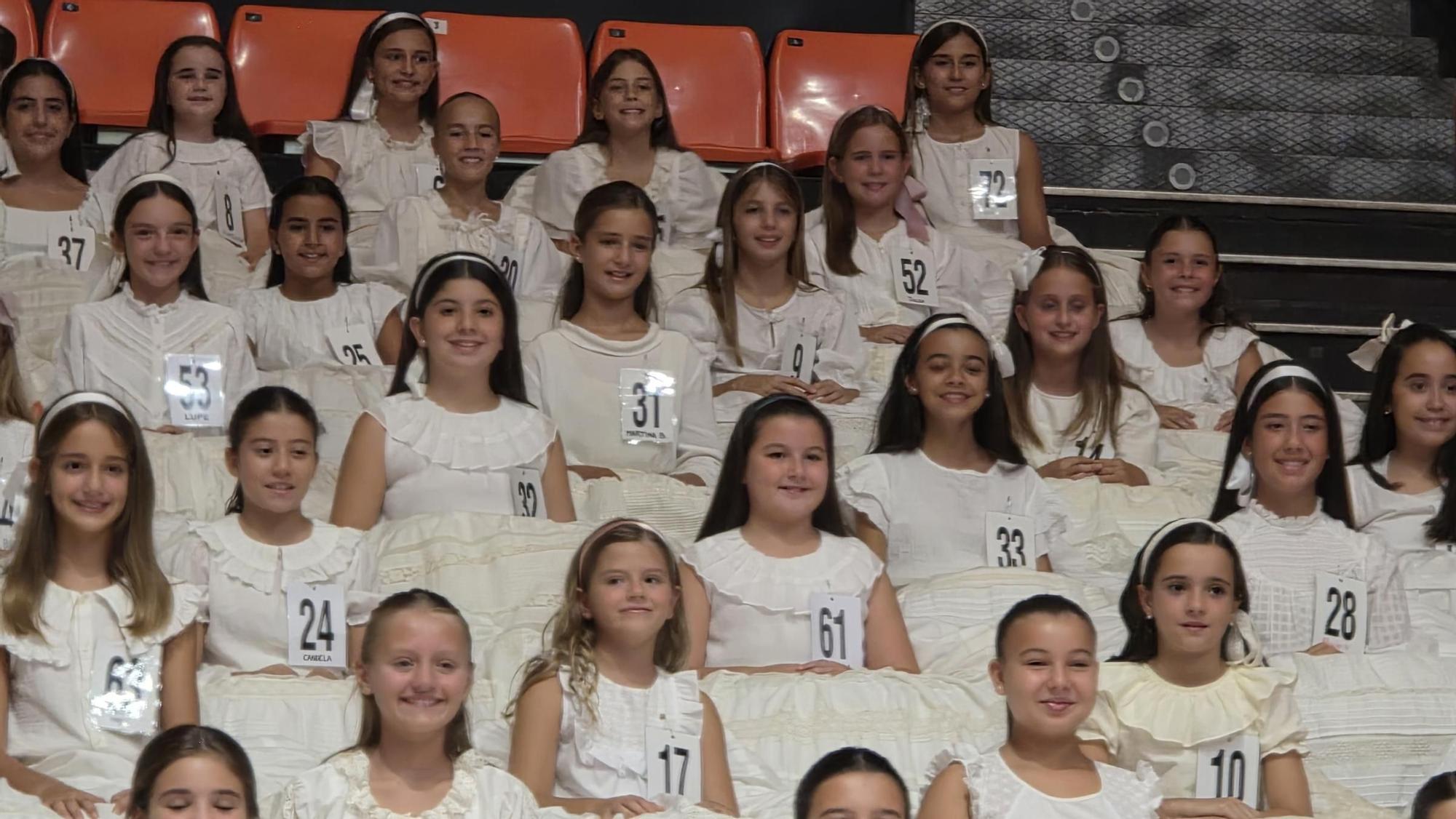 Asi ha sido el ensayo de la elección de candidatas a Falleras Mayores de València 2026