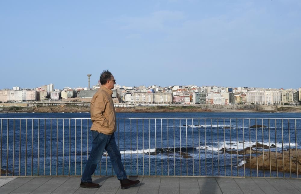 A Coruña disfruta una ''primavera'' adelantada