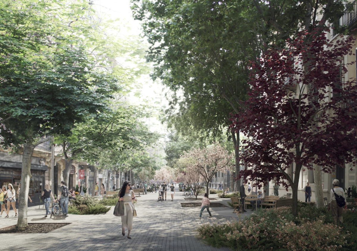 Així serà el carrer de Barcelona del segle XXI Així serà el carrer de Barcelona del segle XXI