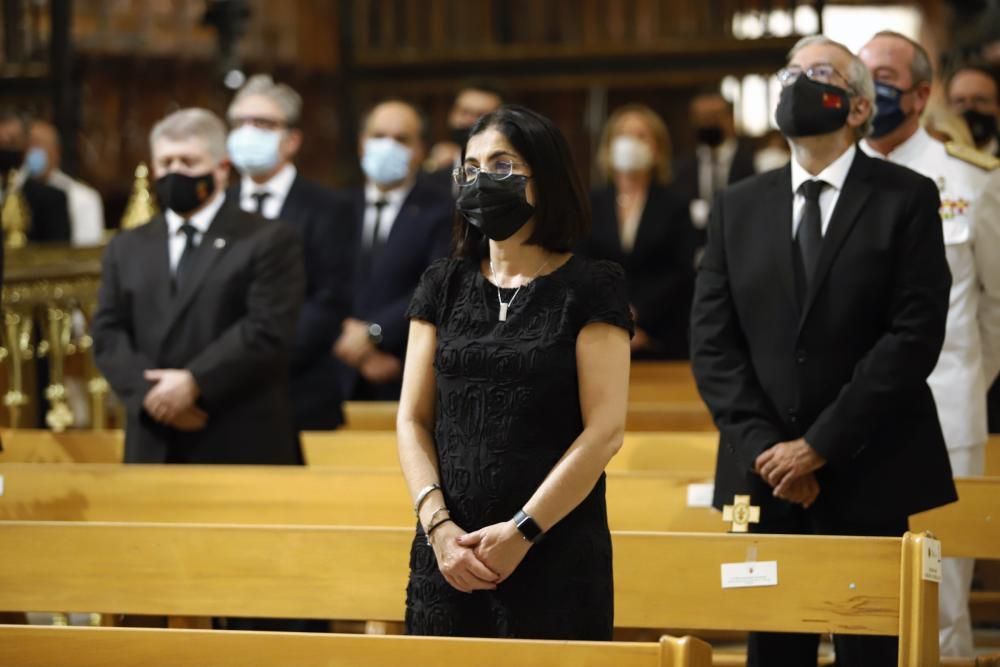 Misa en honor a los fallecidos por coronavirus en la Catedral