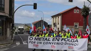 Huelga del metal y ERE en Nestlé movilizan a cientos de trabajadores en Arousa