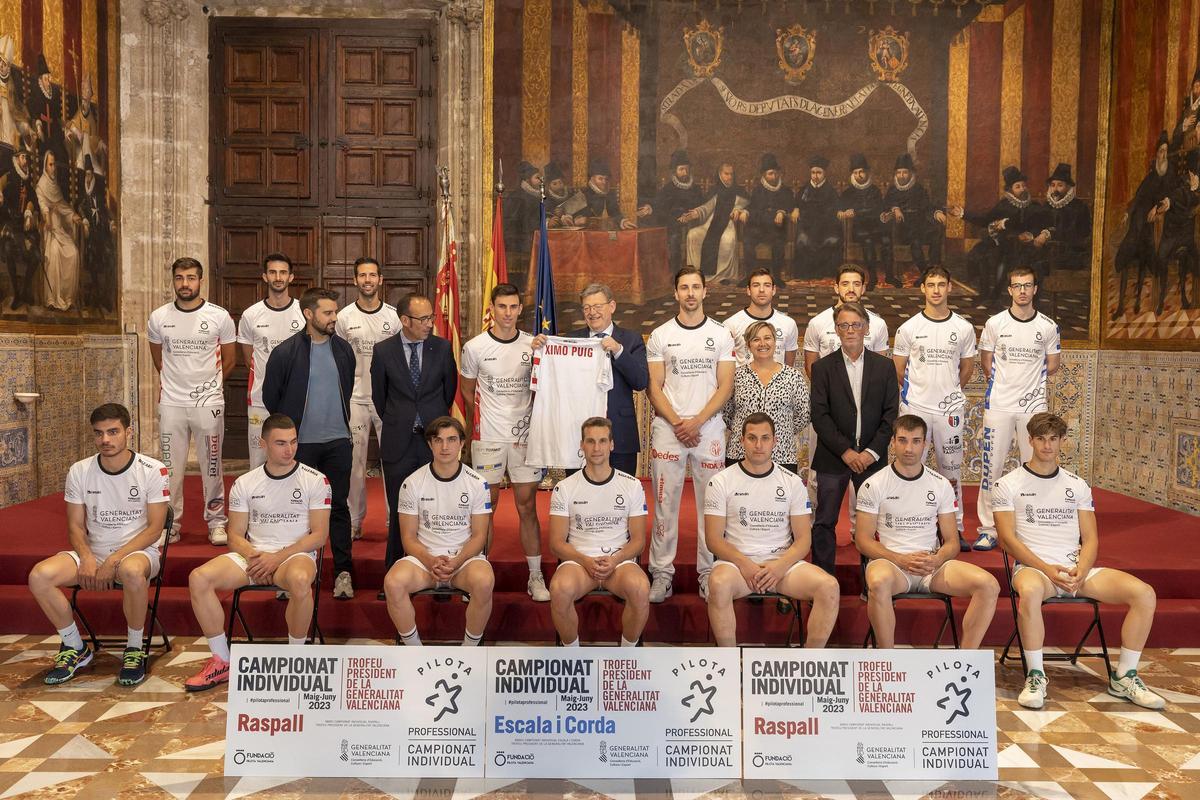 El Palau de la Generalitat Valenciana va ser l’escenari on es va presentar la nova edició del Campionat Individual - Trofeu President de la Generalitat.