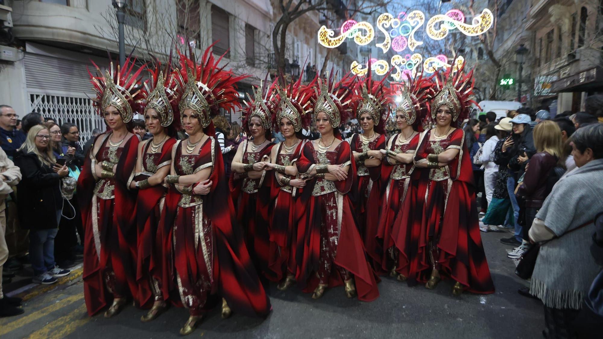 La Gran Parada Mora de la falla Almirante Cadarso, en imágenes