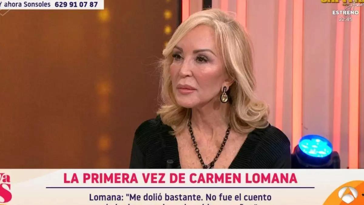 Carmen Lomana presenta su libro en el progama de Sonsoles Ónega