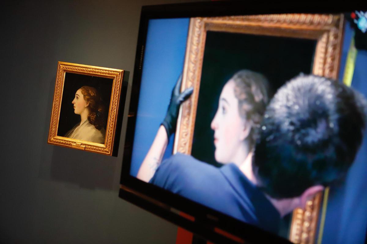 El retrato incoporado este viernes a la exposición.