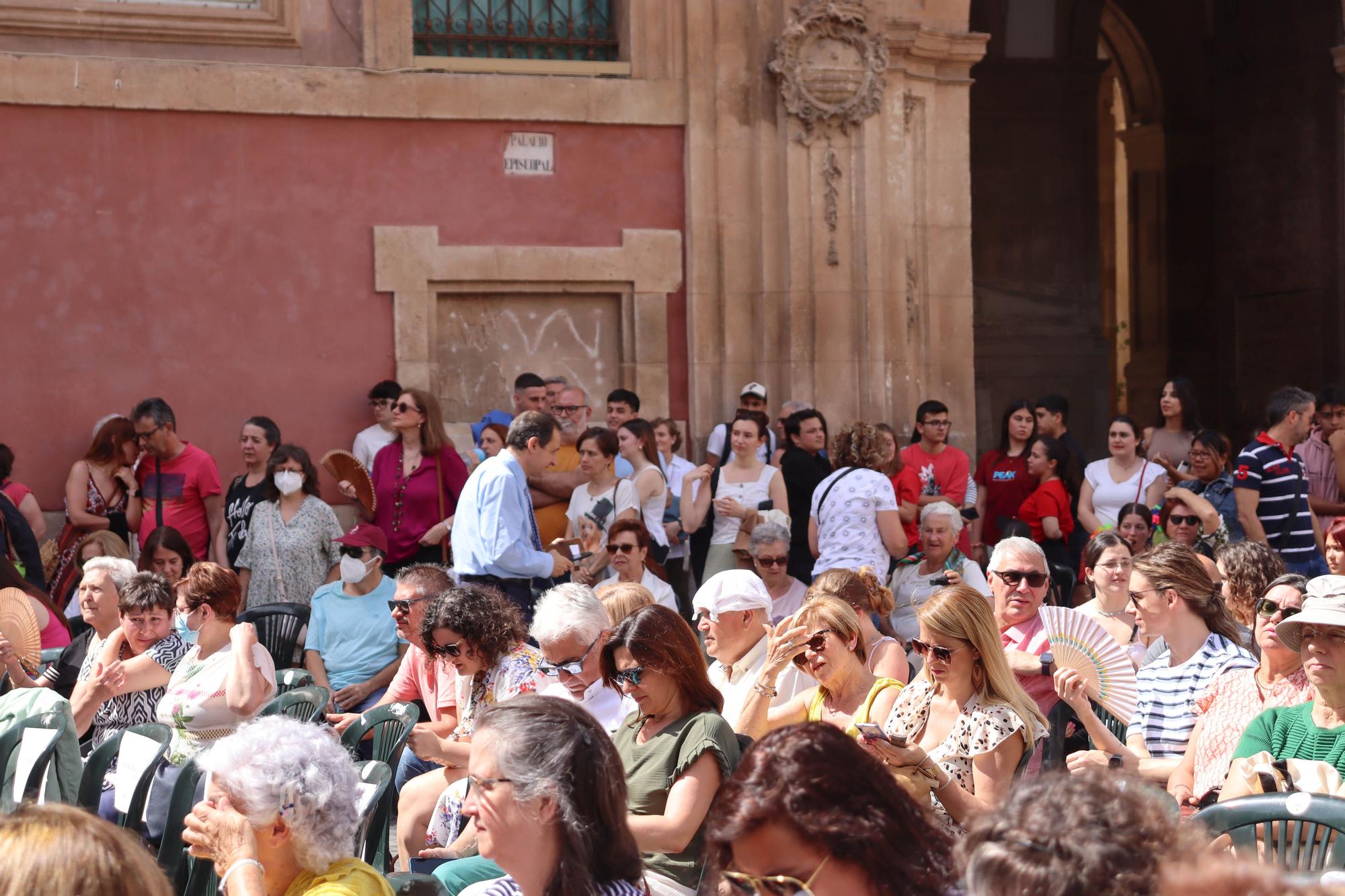 Exhibición de danza en la plaza Belluga de Murcia