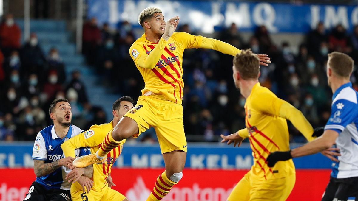 El 1x1 del Barça al descanso ante el Alavés