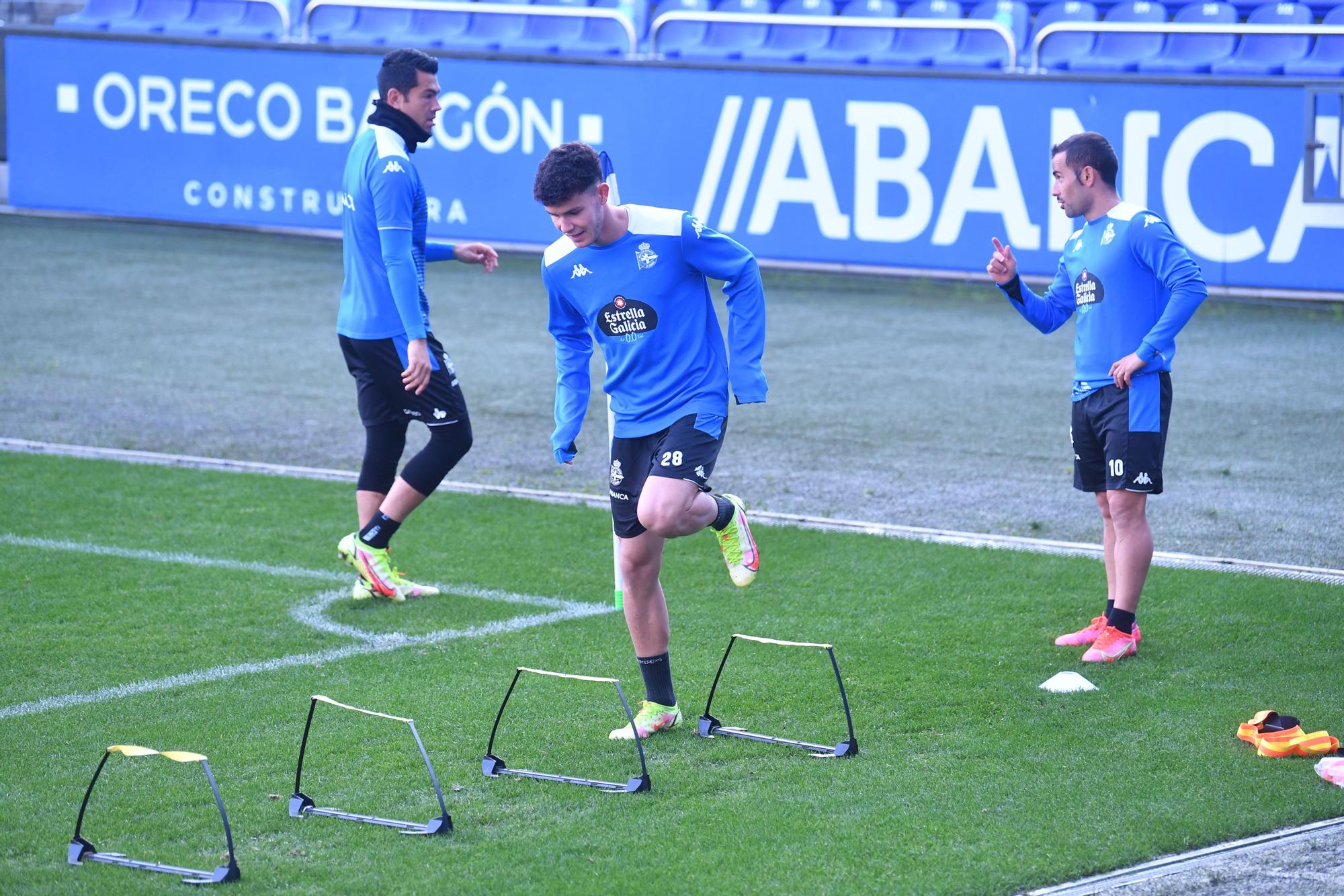 El Dépor prepara en Riazor su visita a Las Gaunas