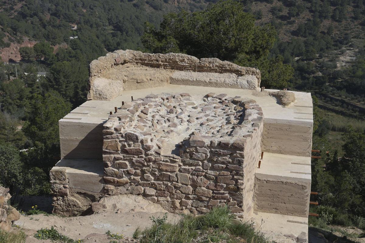 Detalle de los trabajos en una torre.