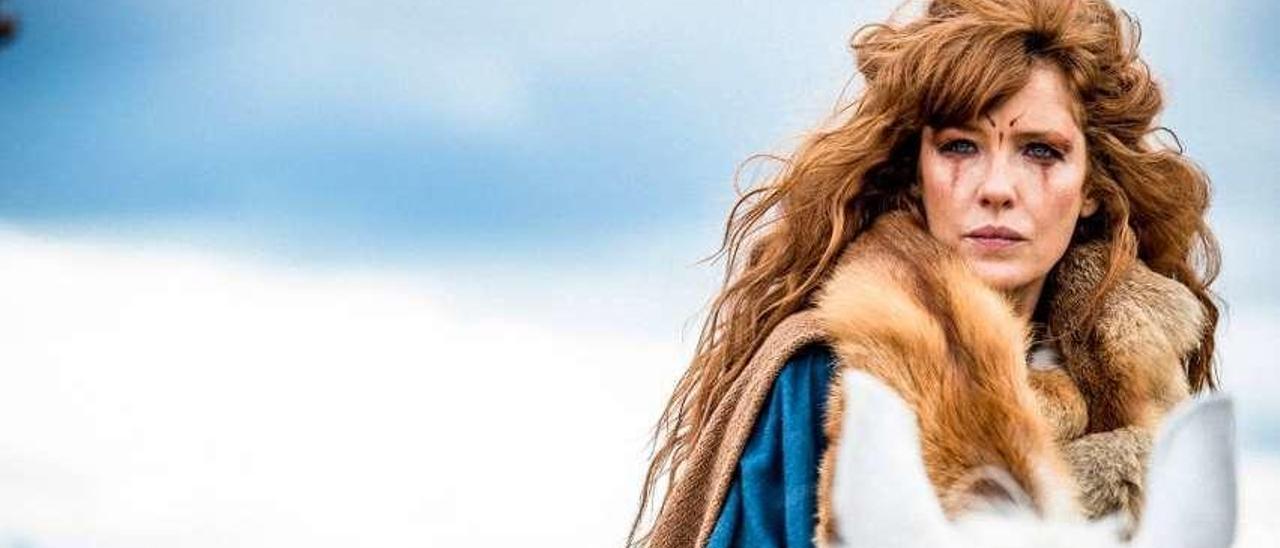 Kelly Reilly es Kerra en &quot;Britannia&quot;.