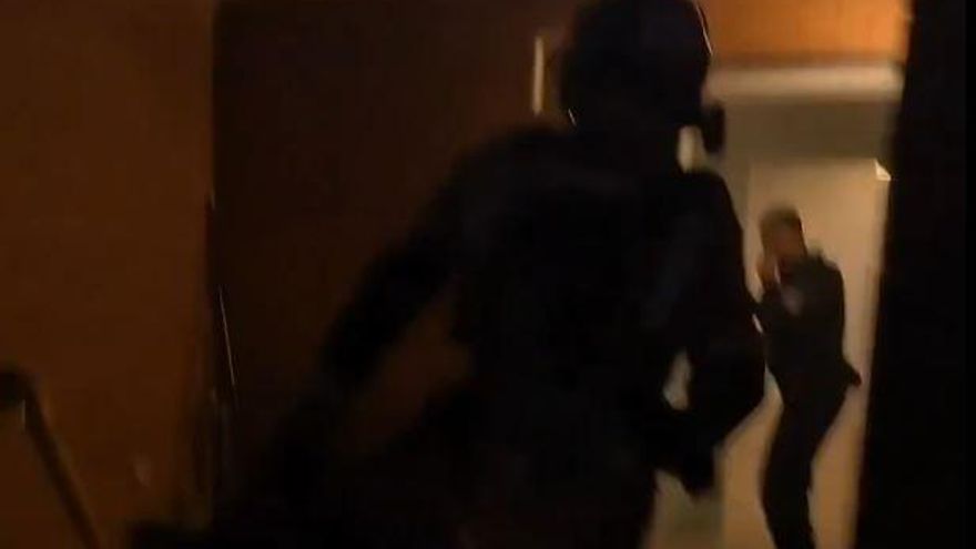 Una fiesta de Halloween en Murcia acaba entre humo y llamas