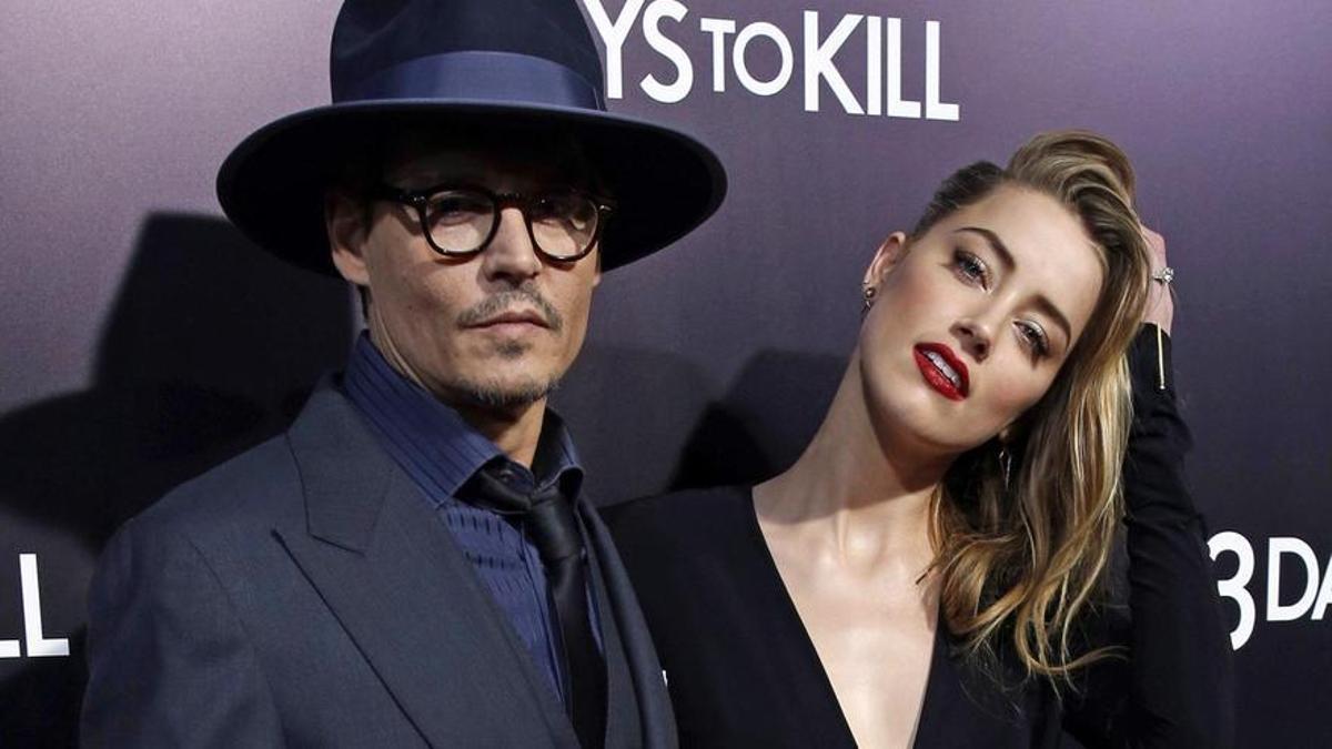 Johnny Depp y Amber Heard, en una foto de archivo.  