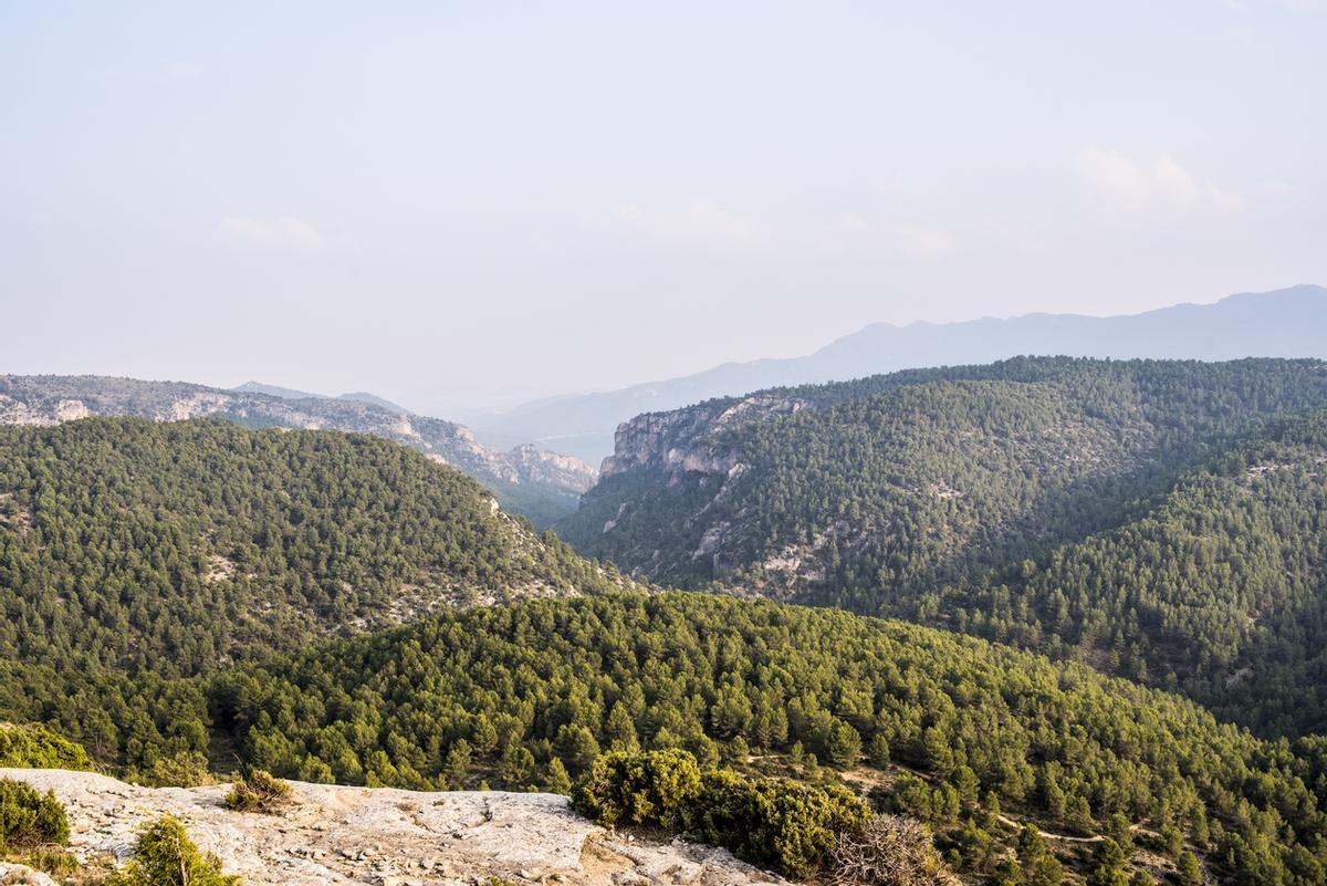 Desfiladero de Hondares en la Sierra de Moratalla
