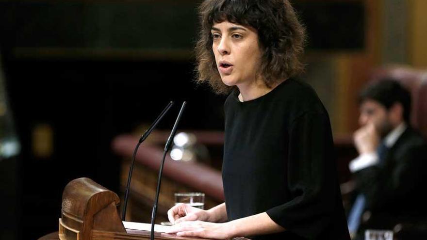 Alexandra Fernández durante una intervención en el Congreso.