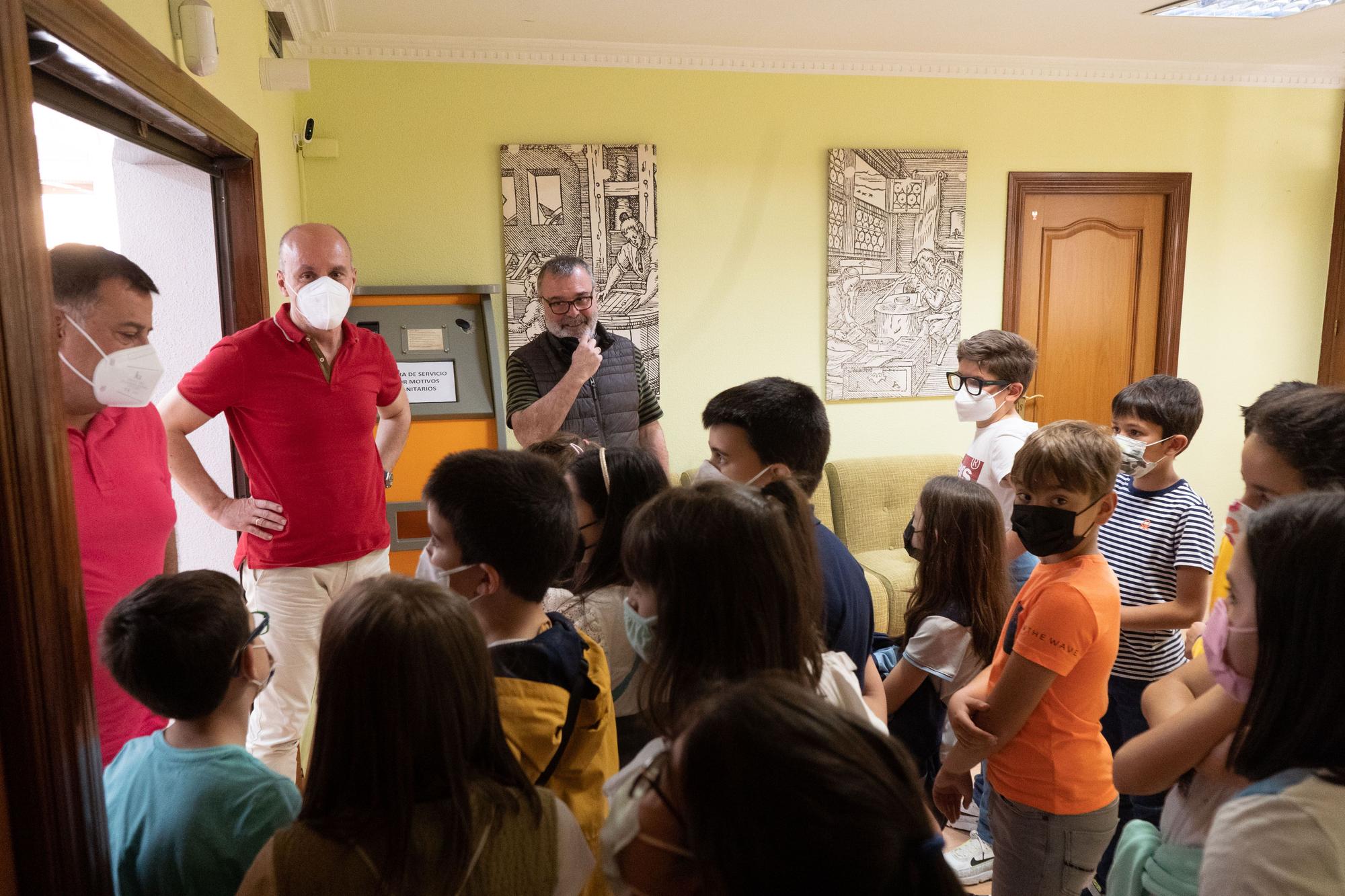 Visita de alumnos de 4º de Primaria del colegio Sagrado Corazón de Jesús a LA OPINIÓN-EL CORREO DE ZAMORA