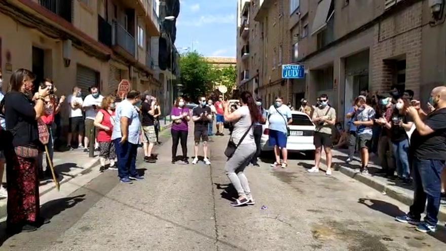 Paralizado un desahucio en Torrero